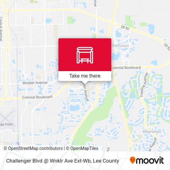 Challenger Blvd @ Wnklr Ave Ext-Wb map