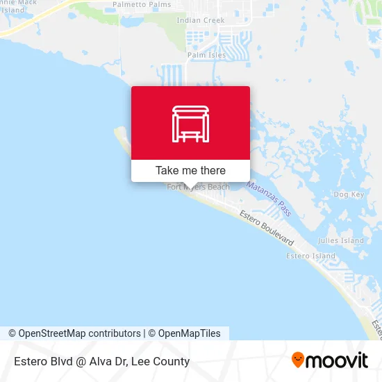 Estero Blvd @ Alva Dr map