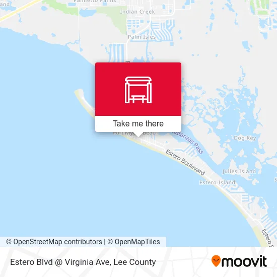 Mapa de Estero Blvd @ Virginia Ave
