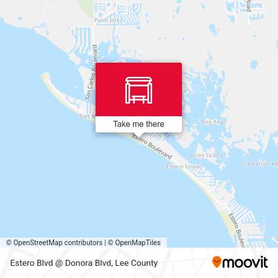 Mapa de Estero Blvd @ Donora Blvd