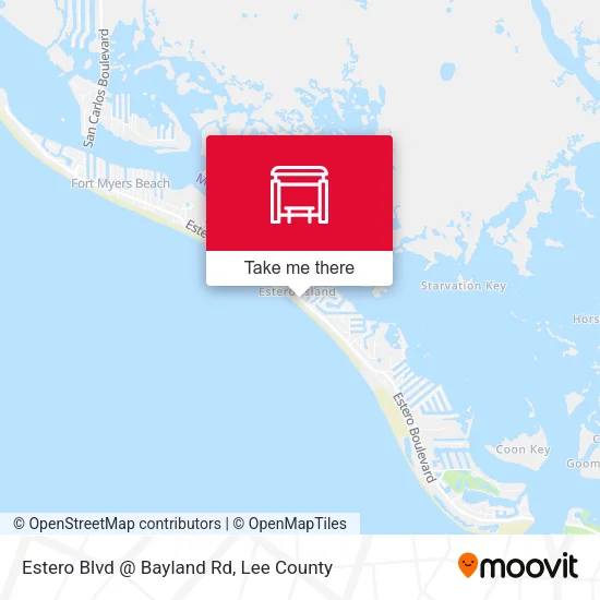 Mapa de Estero Blvd @ Bayland Rd