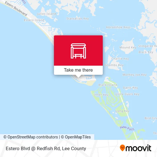 Mapa de Estero Blvd @ Redfish Rd