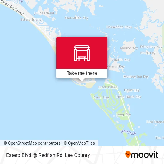 Mapa de Estero Blvd @ Redfish Rd