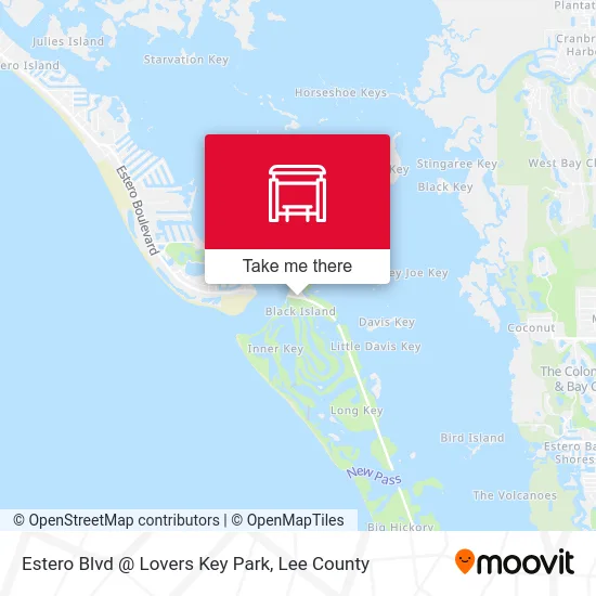 Estero Blvd @ Lovers Key Park map