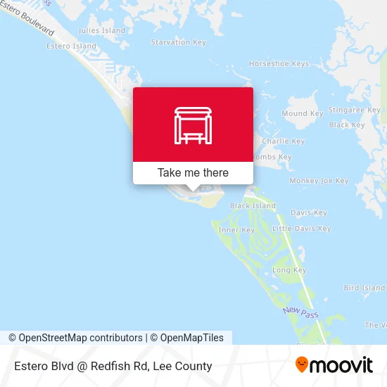 Mapa de Estero Blvd @ Redfish Rd