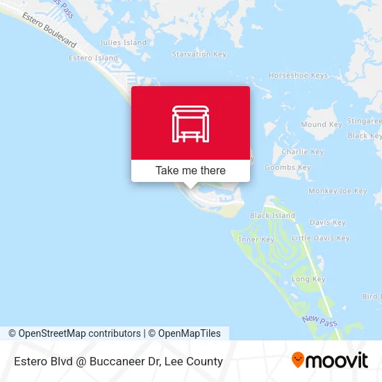 Mapa de Estero Blvd @ Buccaneer Dr
