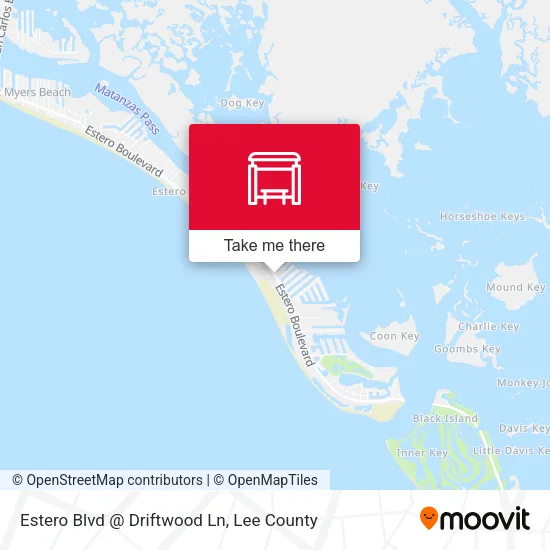 Mapa de Estero Blvd @ Driftwood Ln