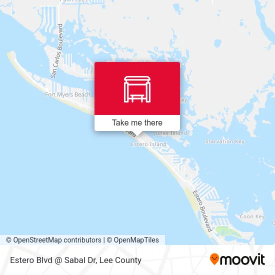 Mapa de Estero Blvd @ Sabal Dr