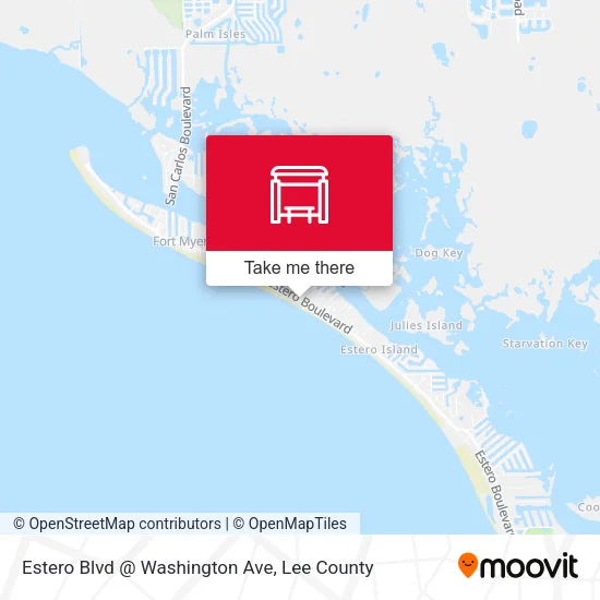 Mapa de Estero Blvd @ Washington Ave