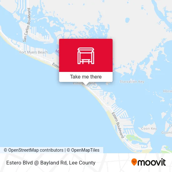 Mapa de Estero Blvd @ Bayland Rd