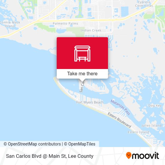 San Carlos Blvd @ Main St map