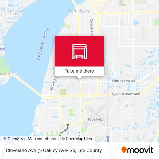 Mapa de Clevelane Ave @ Oakley Ave- Sb