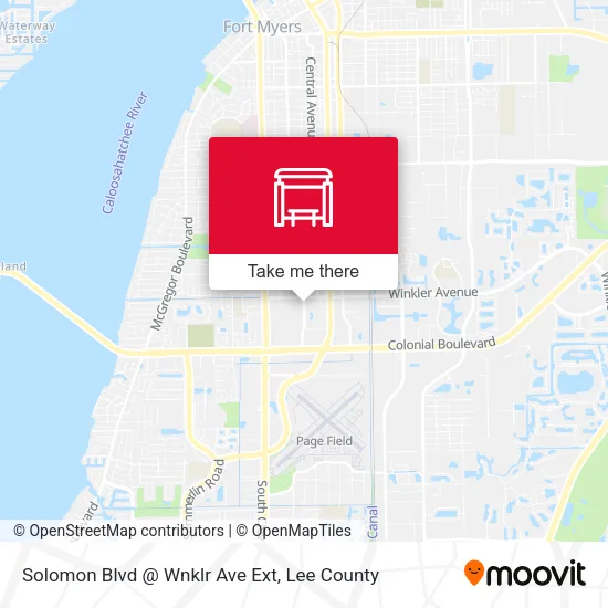 Mapa de Solomon Blvd @ Wnklr Ave Ext