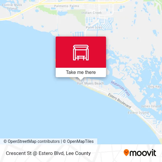Mapa de Crescent St @ Estero Blvd