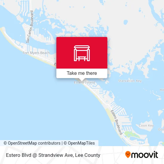 Mapa de Estero Blvd @ Strandview Ave