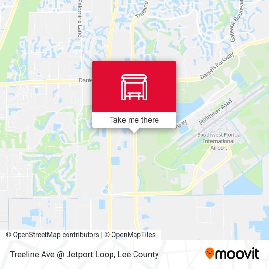 Treeline Ave @ Jetport Loop map
