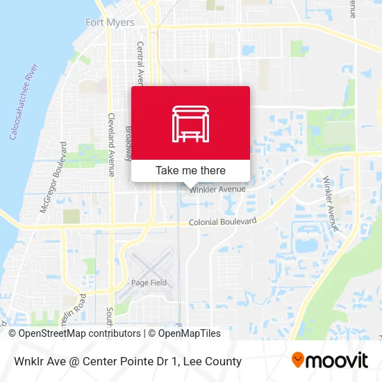 Mapa de Wnklr Ave @ Center Pointe Dr 1