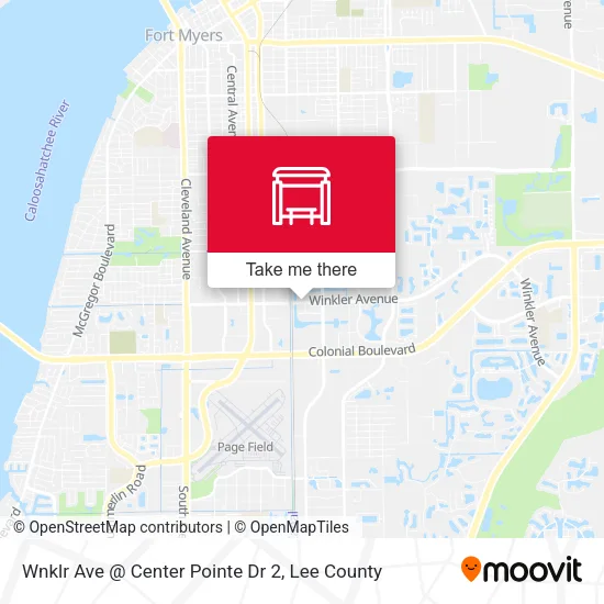 Mapa de Wnklr Ave @ Center Pointe Dr 2