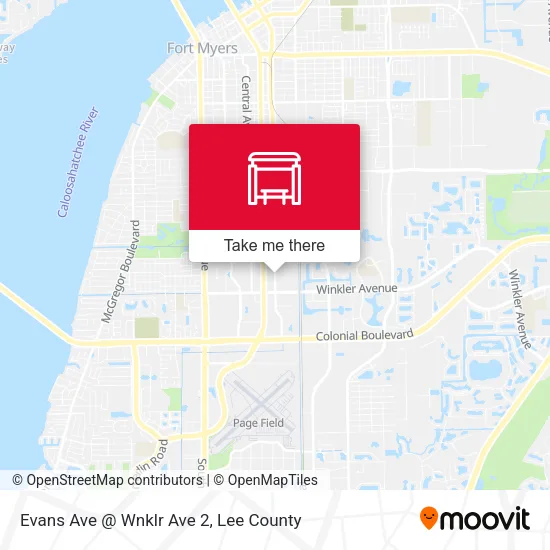 Mapa de Evans Ave @ Wnklr Ave 2
