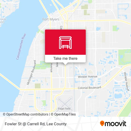 Mapa de Fowler St @ Carrell Rd