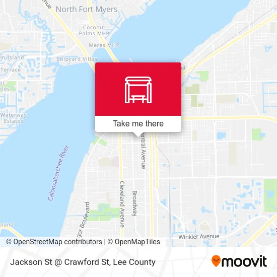 Mapa de Jackson St @ Crawford St