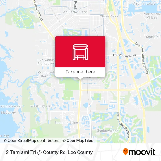 Mapa de S Tamiami Trl @ County Rd