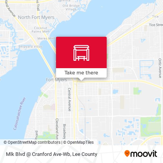 Mlk Blvd @ Cranford Ave-Wb map