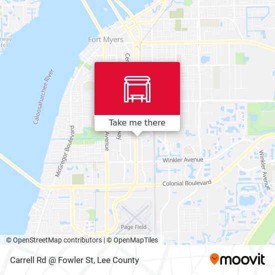 Mapa de Carrell Rd @ Fowler St