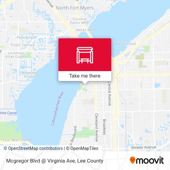 Mapa de Mcgregor Blvd @ Virginia Ave