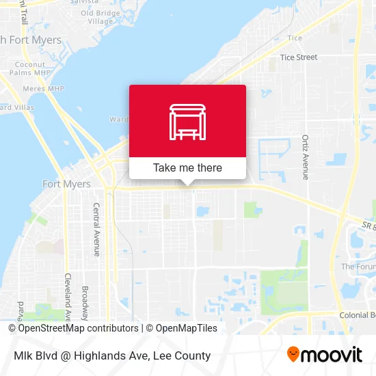 Mapa de Mlk Blvd @ Highlands Ave