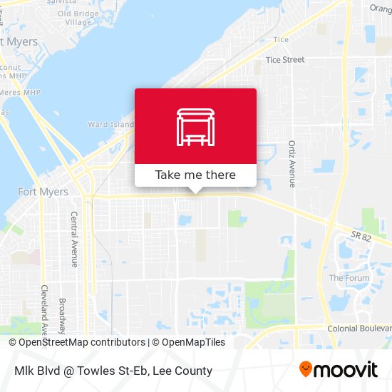 Mlk Blvd @ Towles St-Eb map