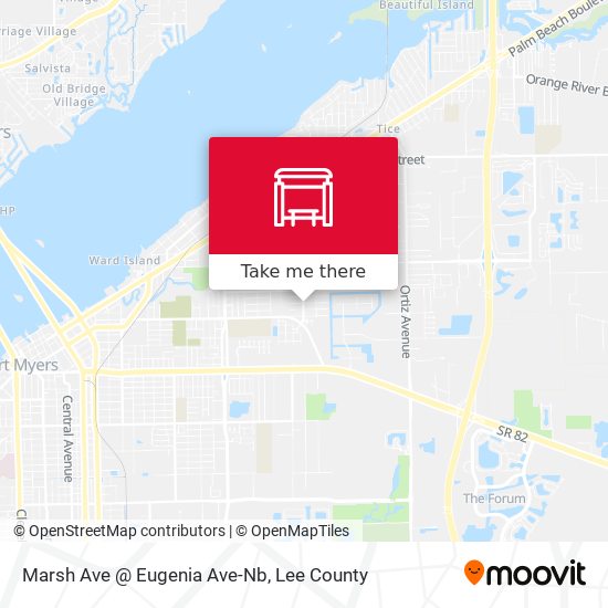 Marsh Ave @ Eugenia Ave-Nb map
