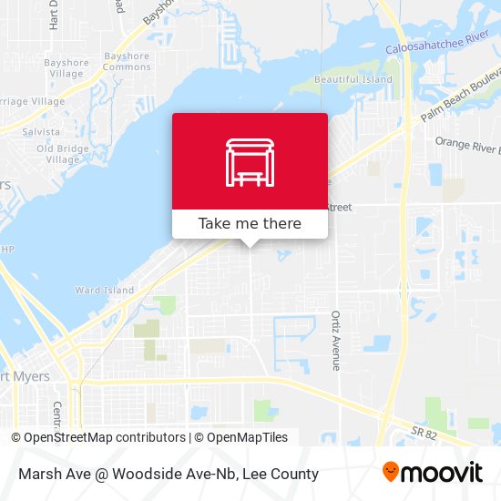 Marsh Ave @ Woodside Ave-Nb map