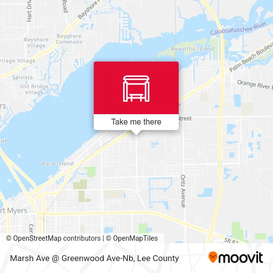 Mapa de Marsh Ave @ Greenwood Ave-Nb