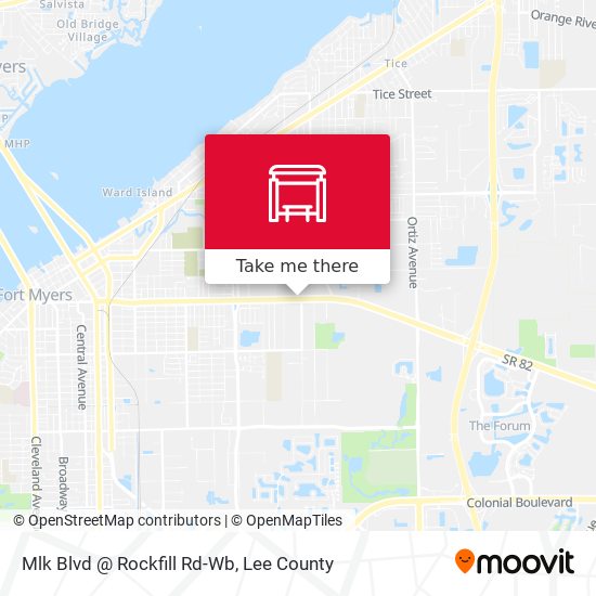 Mlk Blvd @ Rockfill Rd-Wb map