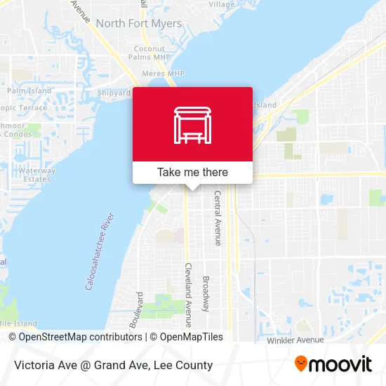 Mapa de Victoria Ave @ Grand Ave