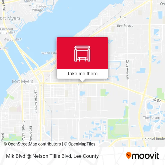Mapa de Mlk Blvd @ Nelson Tillis Blvd
