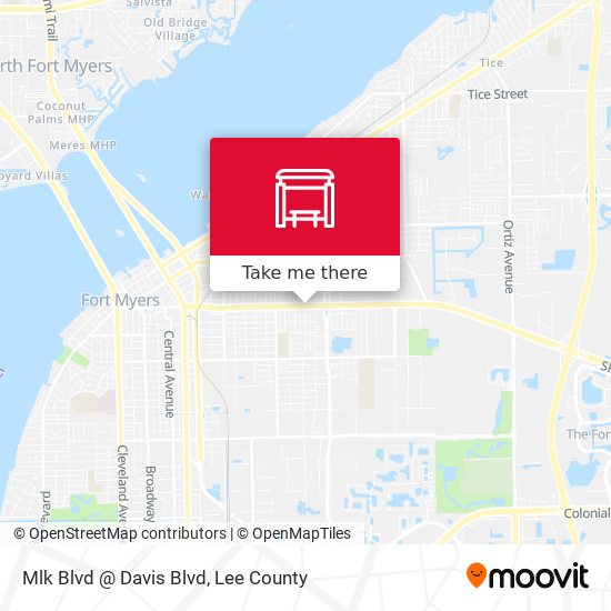 Mlk Blvd @ Davis Blvd map