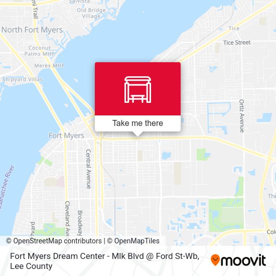 Fort Myers Dream Center -  Mlk Blvd @ Ford St-Wb map