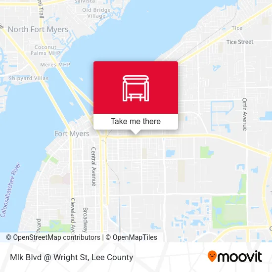 Mapa de Mlk Blvd @ Wright St