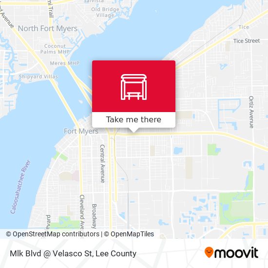 Mlk Blvd @ Velasco St map