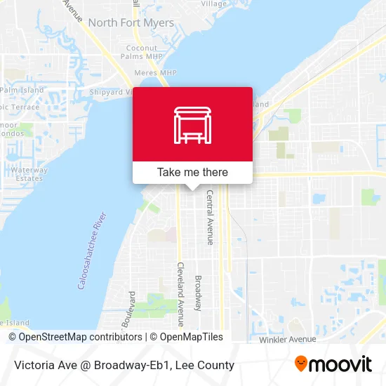 Mapa de Victoria Ave @ Broadway-Eb1