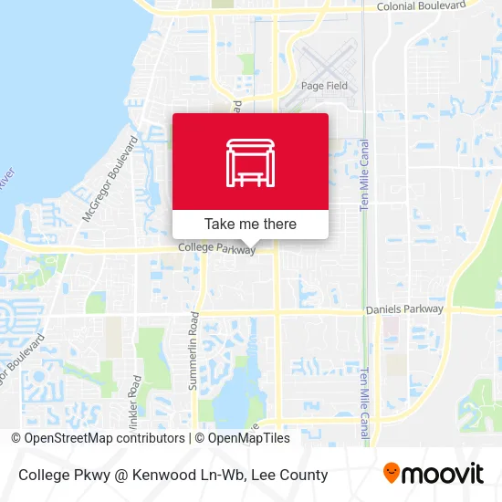 Mapa de College Pkwy @ Kenwood Ln-Wb