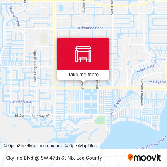 Skyline Blvd @ SW 47th St-Nb map