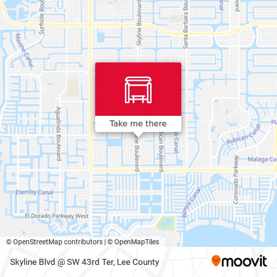 Skyline Blvd @ SW 43rd Ter map