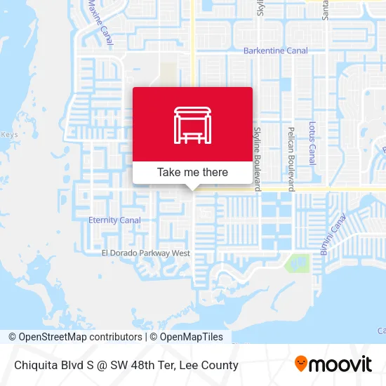 Mapa de Chiquita Blvd S @ SW 48th Ter