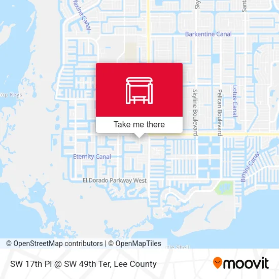 SW 17th Pl @ SW 49th Ter map