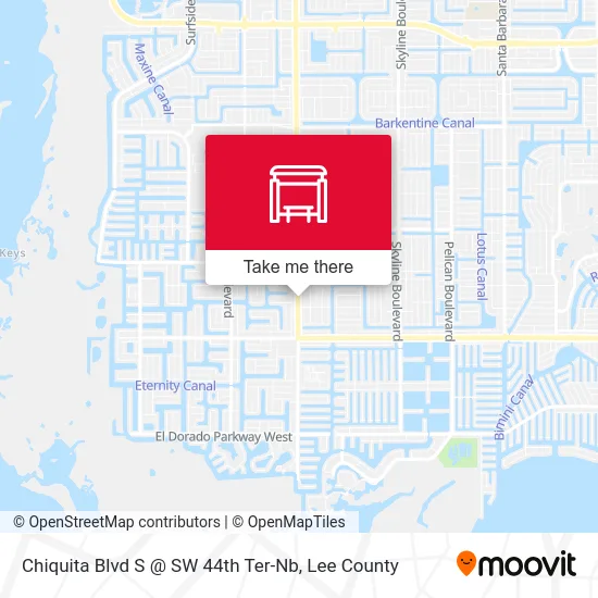 Chiquita Blvd S @ SW 44th Ter-Nb map