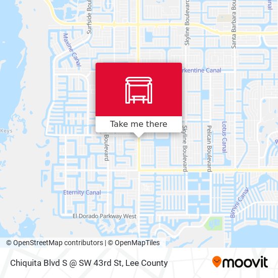 Chiquita Blvd S @ SW 43rd St map