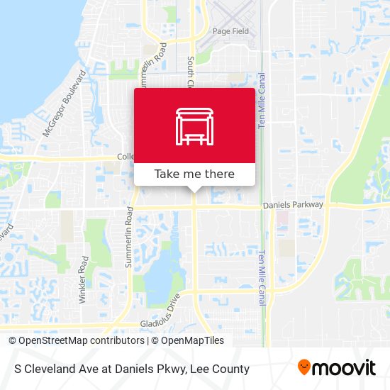 S Cleveland Ave at Daniels Pkwy map